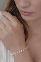 Art Style | Perlen Armband mit funkelnden Kristallelementen