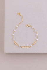 Art Style | Perlen Armband mit funkelnden Kristallelementen