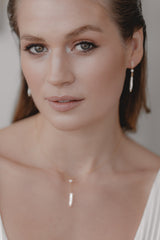 Avantgarde | Halskette mit langem Perlen Anhänger