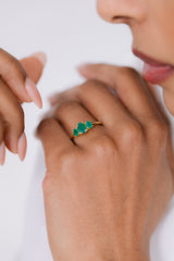 Dublin | Ring Grüner Onyx