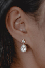 Evelyn & Hazel | Modernes Schmuckset mit ovale Kristallen