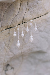 Poseidon's Dream | Ohrhänger mit sieben Perlen