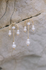 Poseidon's Dream | Ohrhänger mit sieben Perlen