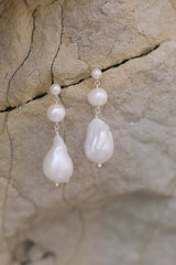 Saltwater Drops | Ohrhänger mit Barockperle