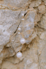 Mermaid's Treasure | Ohrhänger mit Perlenstecker