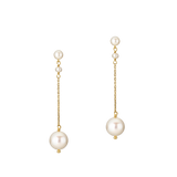 Mermaid's Treasure | Ohrhänger mit Perlenstecker