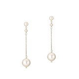 Mermaid's Treasure | Ohrhänger mit Perlenstecker