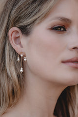 Poseidon's Dream | Ohrhänger mit sieben Perlen