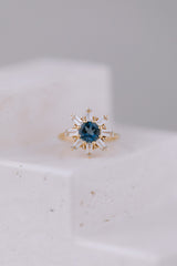 Marrakesh | Statement Ring London Blue Topas
