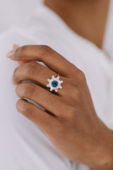 Marrakesh | Statement Ring London Blue Topas