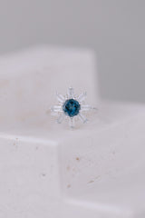 Marrakesh | Statement Ring London Blue Topas