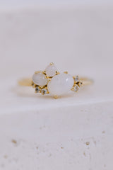 Oslo | Ring mit Mondsteinen