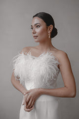 Picturesque | Ohrringe mit Geometrische Kristall Elemente und Süßwasserperlen