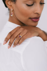 Rio | Gemstone ring multicolored