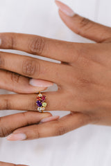 Rio | Gemstone ring multicolored