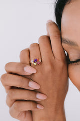 Rio | Gemstone ring multicolored