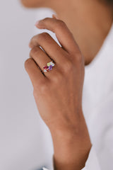 Rio | Gemstone ring multicolored
