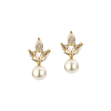 Simply Delightful | Kristall-Ohrstecker mit Perle