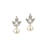 Simply Delightful | Kristall-Ohrstecker mit Perle