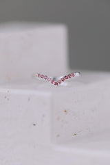 Venice | Stacking Ring Pinker Turmalin