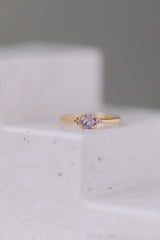 Vienna | Ring Amethyst & Weißer Topas