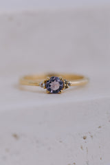 Vienna | Ring Amethyst & Weißer Topas