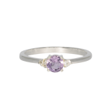 Vienna | Ring Amethyst & Weißer Topas