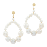 Unity | Statement-Hochzeitsohrringe mit Perlen