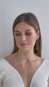 Arielle | Zarte Statement Kristallohrringe