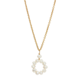 Circle of Love | Braut-Halskette mit kleinen Perlen