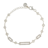 Art Style | Perlen Armband mit funkelnden Kristallelementen