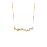 Estelle | delicate bridal crystal necklace