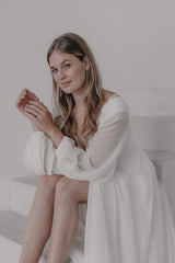 Amelie | Delicate Wedding Statement Pearl Earrings