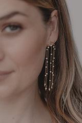 Amelie | Delicate Wedding Statement Pearl Earrings