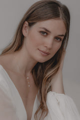 Delilah | delicate bridal necklace with pearls