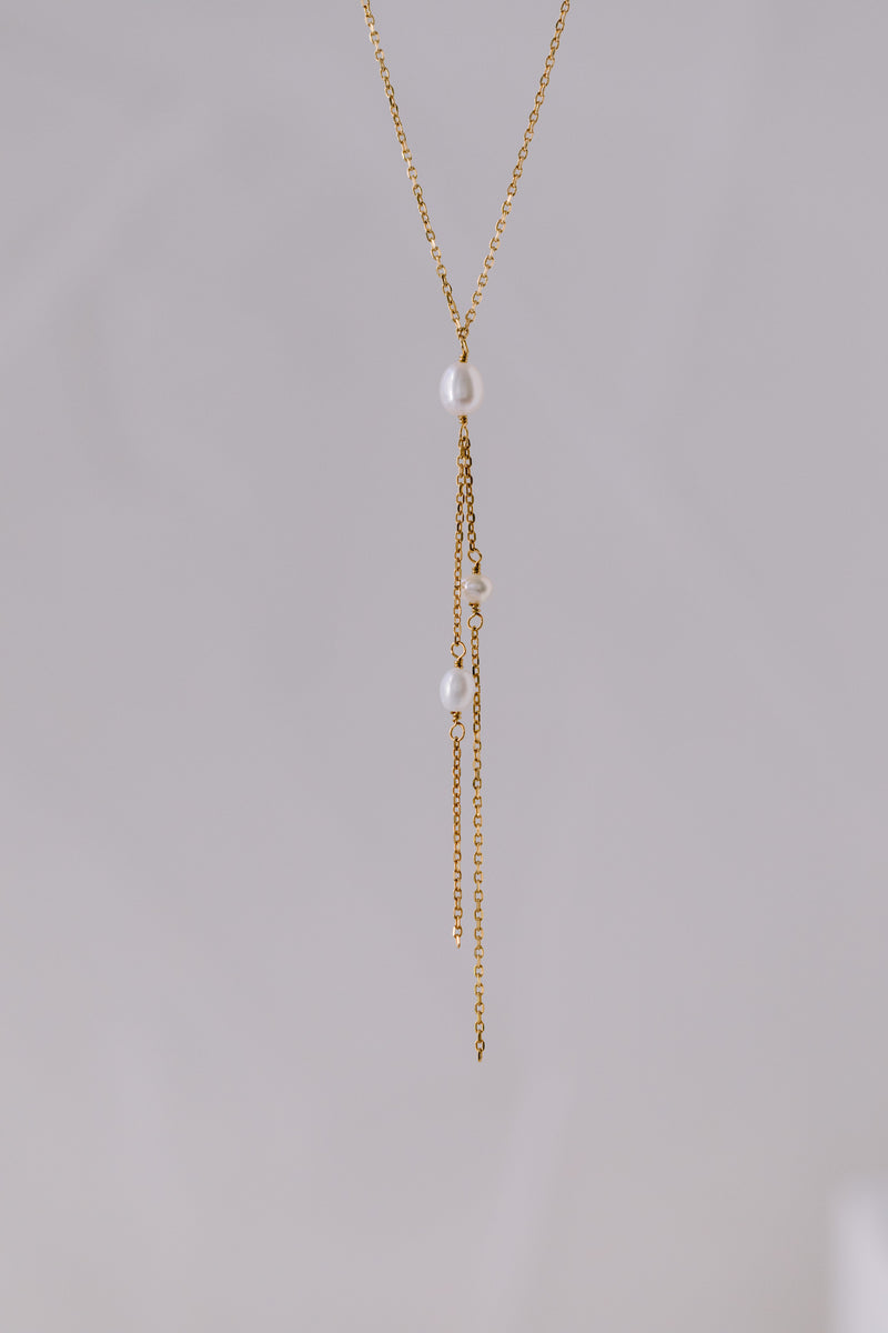 Delilah | zarte Braut Halskette mit Perlen