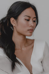 Elaine | Rosenquarz Kristall Halskette