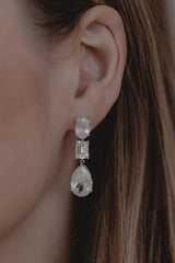 Felina | Statement Kristall-Ohrringe