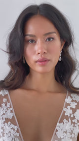 Felina | Statement Kristall-Ohrringe