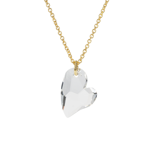 Crystal Heart Halskette