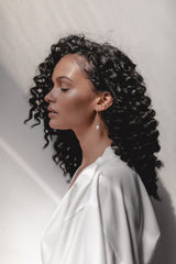 Just Married | Brautschmuck Ohrringe mit Perlen & Kristallen