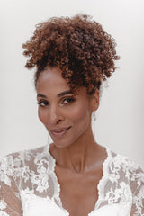 Forever Us | Moderne Durchzieher Hochzeit Ohrringe mit Perlen