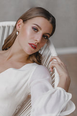 Joana | Elegante Perlenohrringe zur Hochzeit