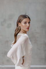 Marieke | Mondstein Ohrringe Braut Hochzeit