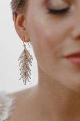 Destiny | Statement Tassels Earrings Bridal Jewelry