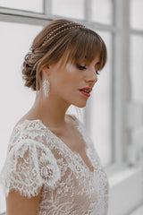 Destiny | Statement Tassels Earrings Bridal Jewelry