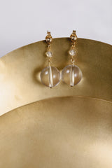 Katrien | Moderne Kurze Braut Ohrringe Brautschmuck