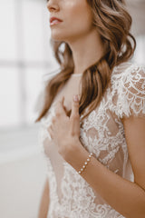 Stillness | Perlenarmband Brautschmuck