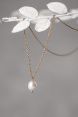 CHARMING | Klassische Kette mit Perlenanhänger