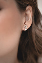 SIMPLY DELIGHTFUL | Kristall-Ohrstecker mit Perle